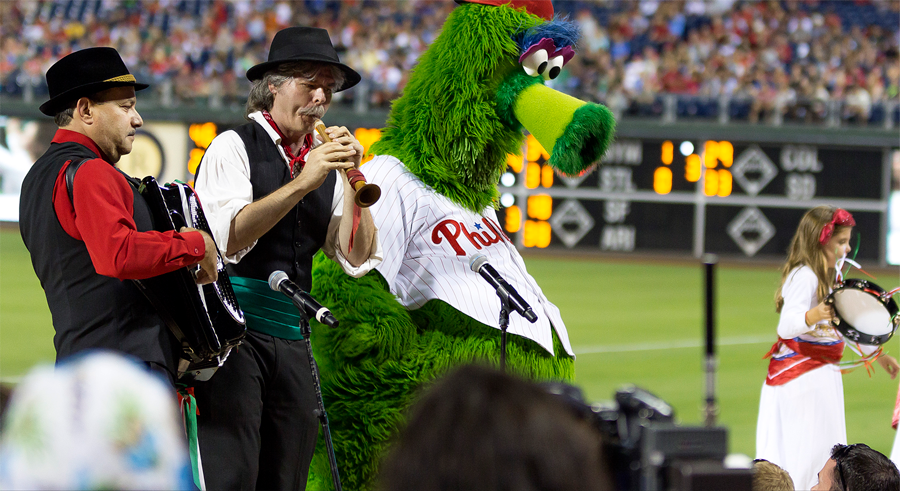 Phillie Phanatic Performance